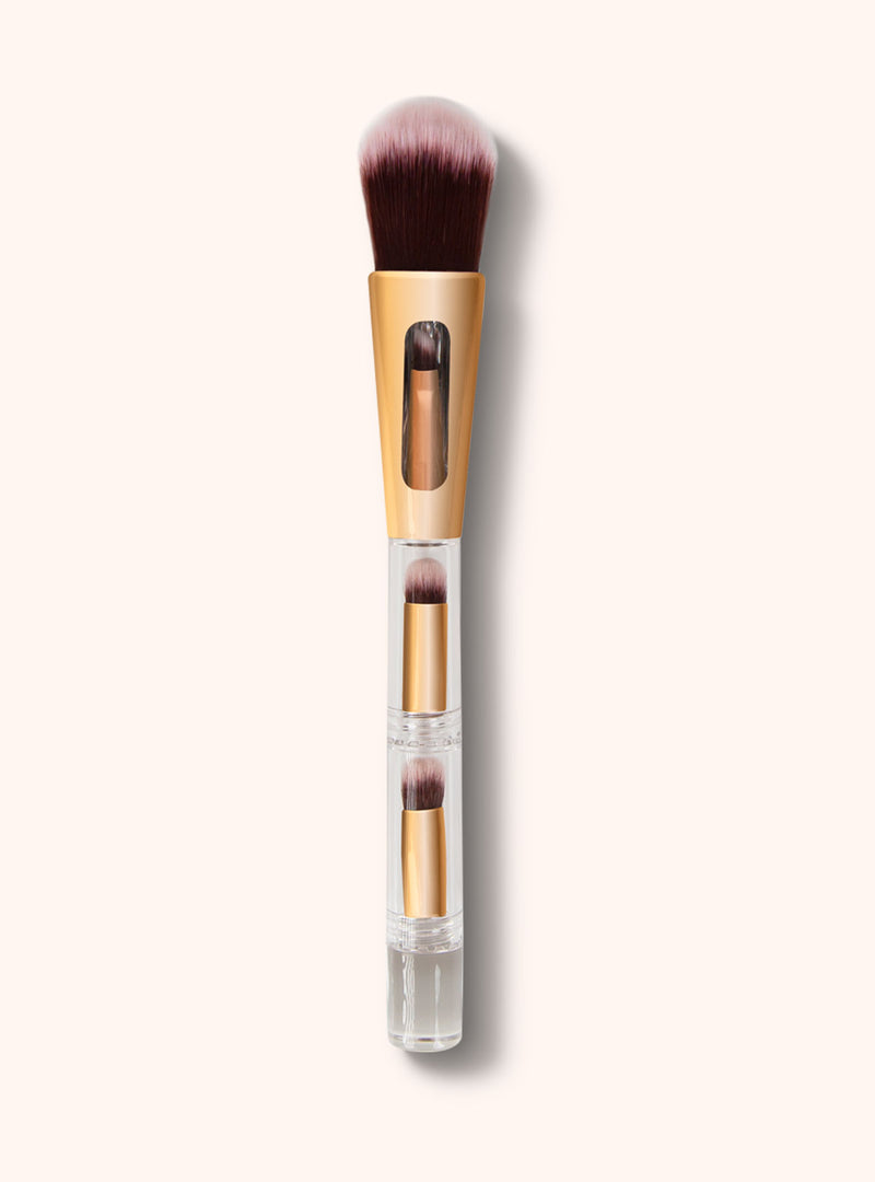 4-in-1 Foundation + Eye Brush | Multi-Purpose Makeup Brush